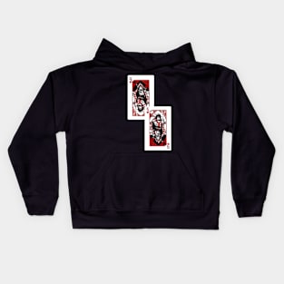 Queen and King of Hearts Kids Hoodie